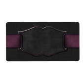 Étiquette d'appothécaire de la boucle noire (Devant)