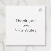 étiquette d'appréciation de l'infirmière (Dos)