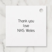 étiquette d'appréciation de l'infirmière (Dos)