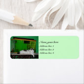 Étiquette d'aquarium de chat (En situation)