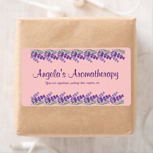 Étiquette d'aromathérapie Potpourri fait maison (En situation)