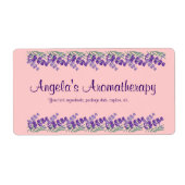 Étiquette d'aromathérapie Potpourri fait maison (Devant)