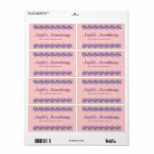 Étiquette d'aromathérapie Potpourri fait maison (Feuille entière)