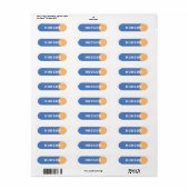 Étiquette Dart en mousse conception personnalisée (Feuille entière)