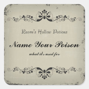 Étiquette d'autocollant à pot d'Halloween personna