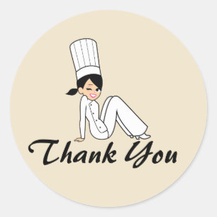 Étiquette d'autocollant de Merci de vente de