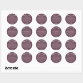 Étiquette d'avertissement de bougie - Design de sé (Feuille)