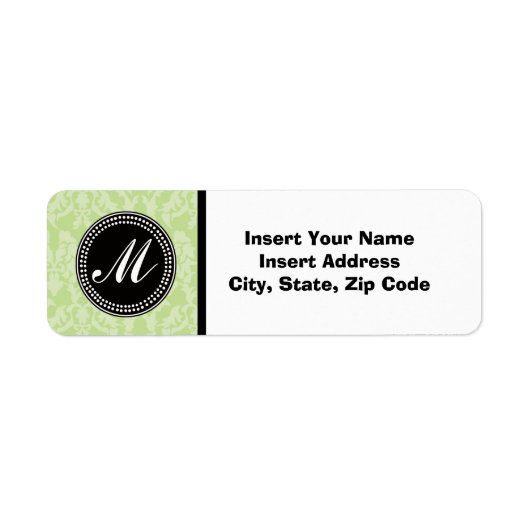 Étiquette de adresse (Devant)