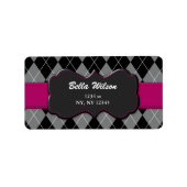 étiquette de adresse (Devant)