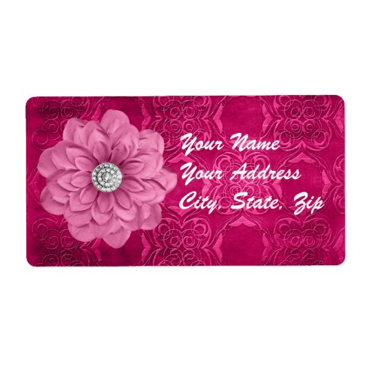 Étiquette de adresse (Devant)
