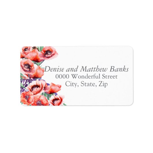 Étiquette de adresse (Devant)