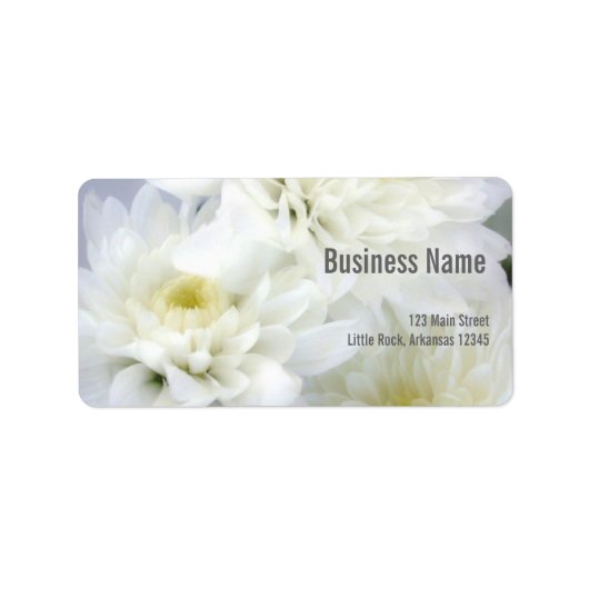 Étiquette de adresse (Devant)