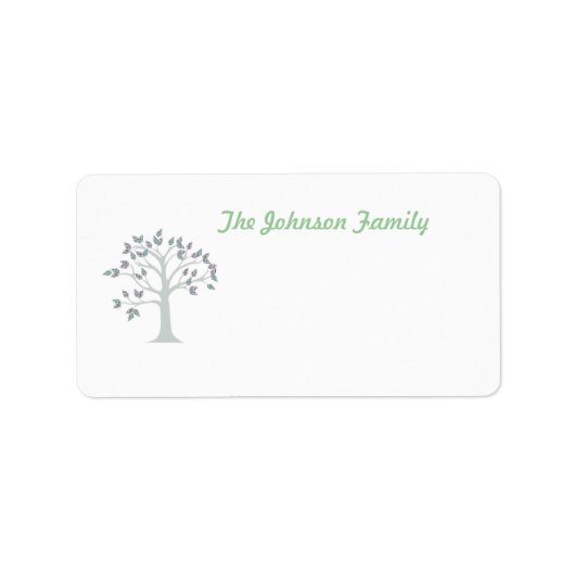 Étiquette de adresse (Devant)