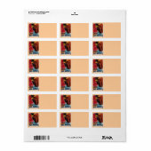 Étiquette de adresse 2ème guerre mondiale Poster v (Feuille entière)