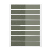 Étiquette de adresse à deux tons vert mousse (Feuille)