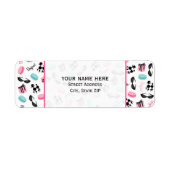 Étiquette de adresse à thème français (Devant)