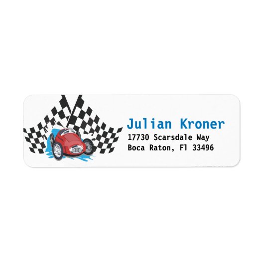 Étiquette de adresse Ally_Personnalisé (Devant)