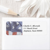 Étiquette de adresse américain (En situation)