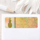 Étiquette de adresse ananas (En situation)