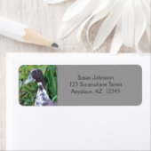 Étiquette de adresse animal de la ferme Grey Goose (En situation)