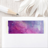 étiquette de adresse aquarelle (En situation)