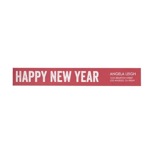 Étiquette de adresse audacieux de retour de (Individuel)