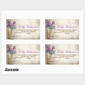 étiquette de adresse - autocollant avec bocal de m (Feuille)