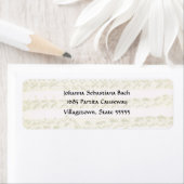 Étiquette de adresse Bach Partita (En situation)