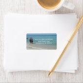 Étiquette de adresse Beach Days (En situation)