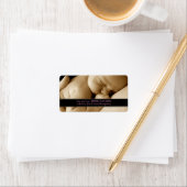 étiquette de adresse bébé 311 personnalisable (En situation)