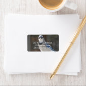 Étiquette de adresse Blue Jay (En situation)