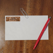 Étiquette de adresse Boots Cowboy