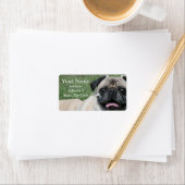 Étiquette de adresse carlin (En situation)