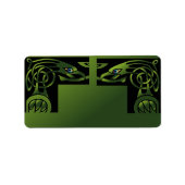 Étiquette de adresse Celtic Dragon (Devant)