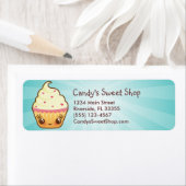 Étiquette de adresse CuppyCake (En situation)