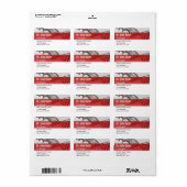 Étiquette de adresse d'ADN de la science Médicale  (Feuille entière)