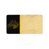 Étiquette de adresse d'aigle (Devant)