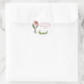 Étiquette de adresse Daisy Caterpillar (Sac)