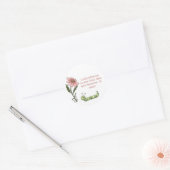Étiquette de adresse Daisy Caterpillar (Enveloppe)