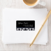Étiquette de adresse Damask 1 1/4" x 2 3/8" (En situation)