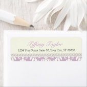 Étiquette de adresse Damask 3/4" x 2 1/4" " (En situation)