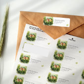 Étiquette de adresse de Baby shower de cerf de béb