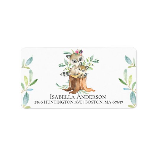 Étiquette de adresse de Baby shower de l'école mat (Devant)