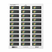 Étiquette de adresse de Baby shower de singe de la (Feuille entière)