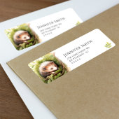 Étiquette de adresse de Baby shower Hérisson pour