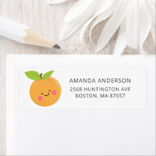 Étiquette de adresse de Baby shower Little Cutie