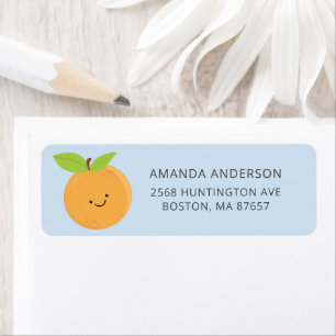 Étiquette de adresse de Baby shower Little Cutie