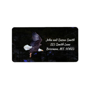 Étiquette de adresse de Bald Eagle