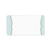 Étiquette de adresse de bande (Devant)