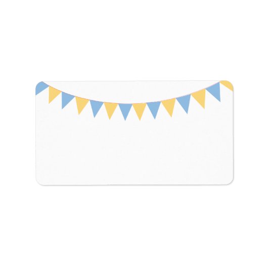 Étiquette de adresse de bannière (Devant)